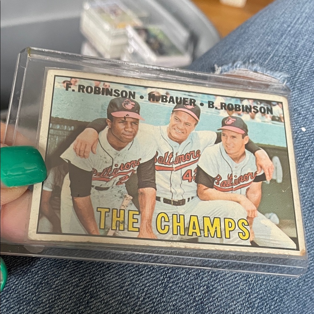 Vintage Baltimore Orioles "The Champs" Baseball Card